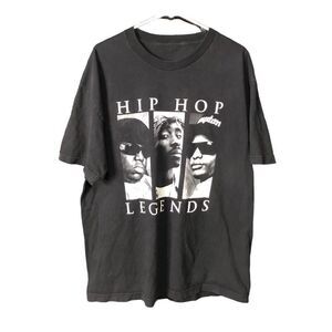 Hip Hop Legends Graphic Tee Black Size L